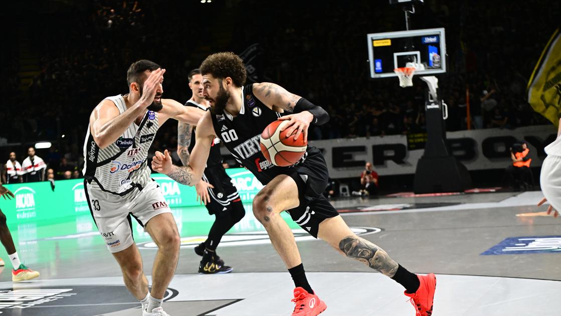 Basket, Serie A: la Virtus batte Trento 80 75 e riaggancia Brescia in vetta