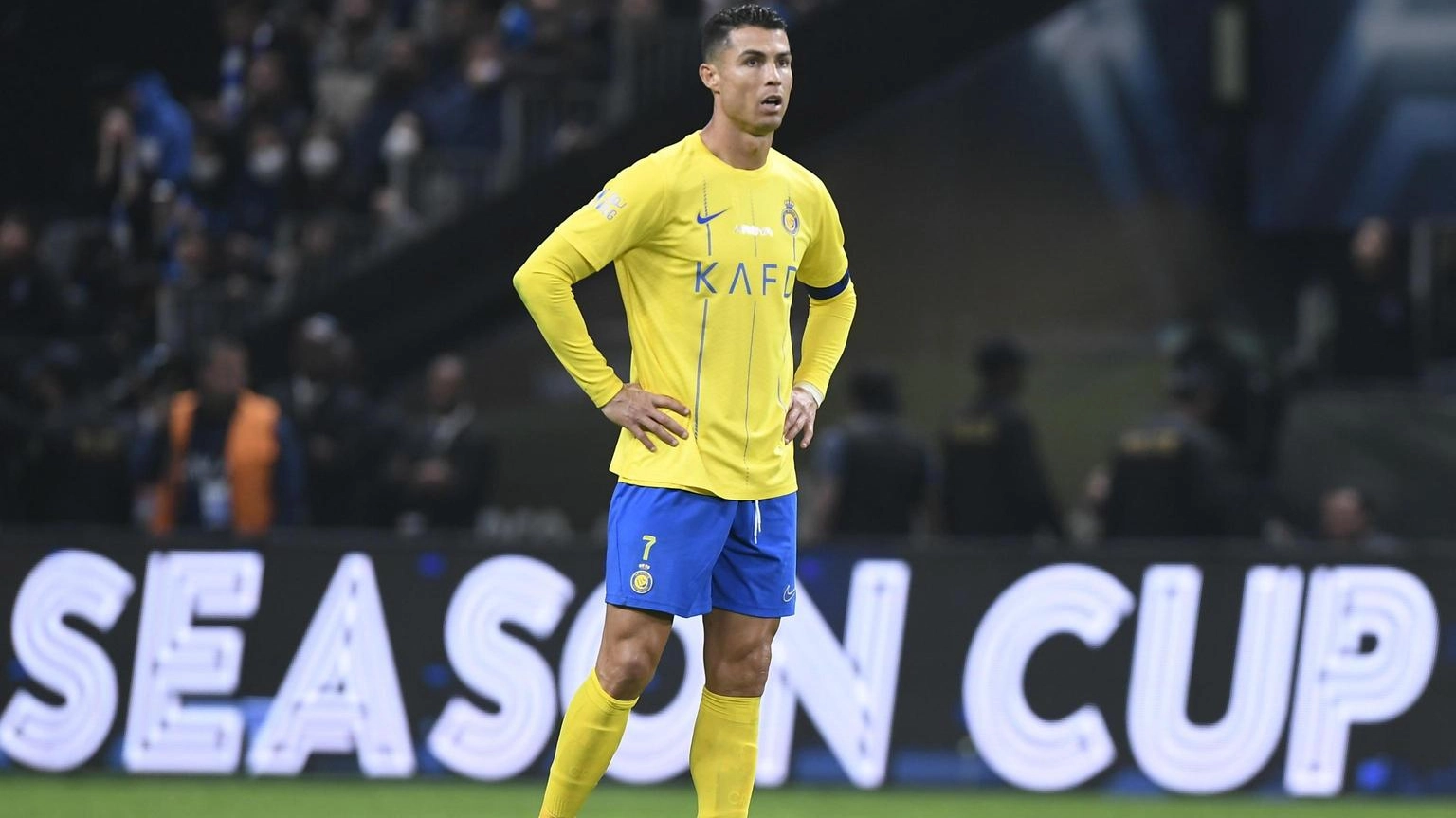 Ronaldo sanzionato in Saudi League per gesto offensivo