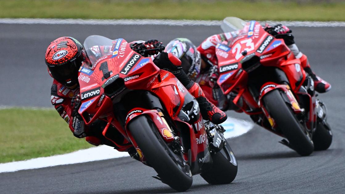 MotoGp Giappone: Bagnaia trionfa a Motegi, secondo Martin