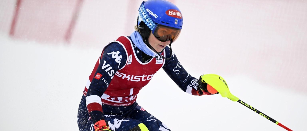 Mikaela Shiffrin guida lo slalom speciale di Aare: obiettivo 100 vittorie in coppa