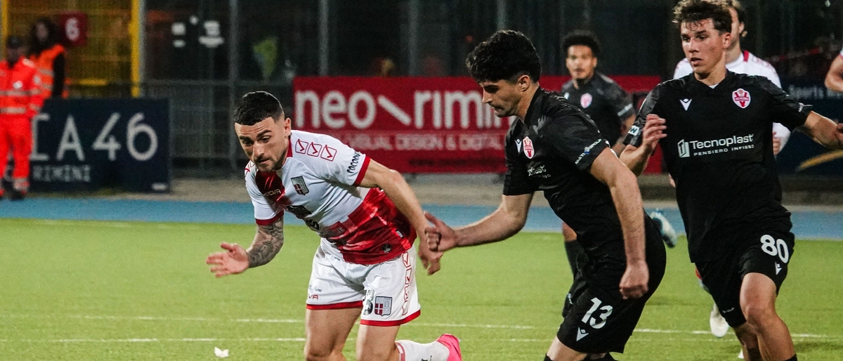 Rimini Vis Pesaro 0-1: derby infuocato al Romeo Neri