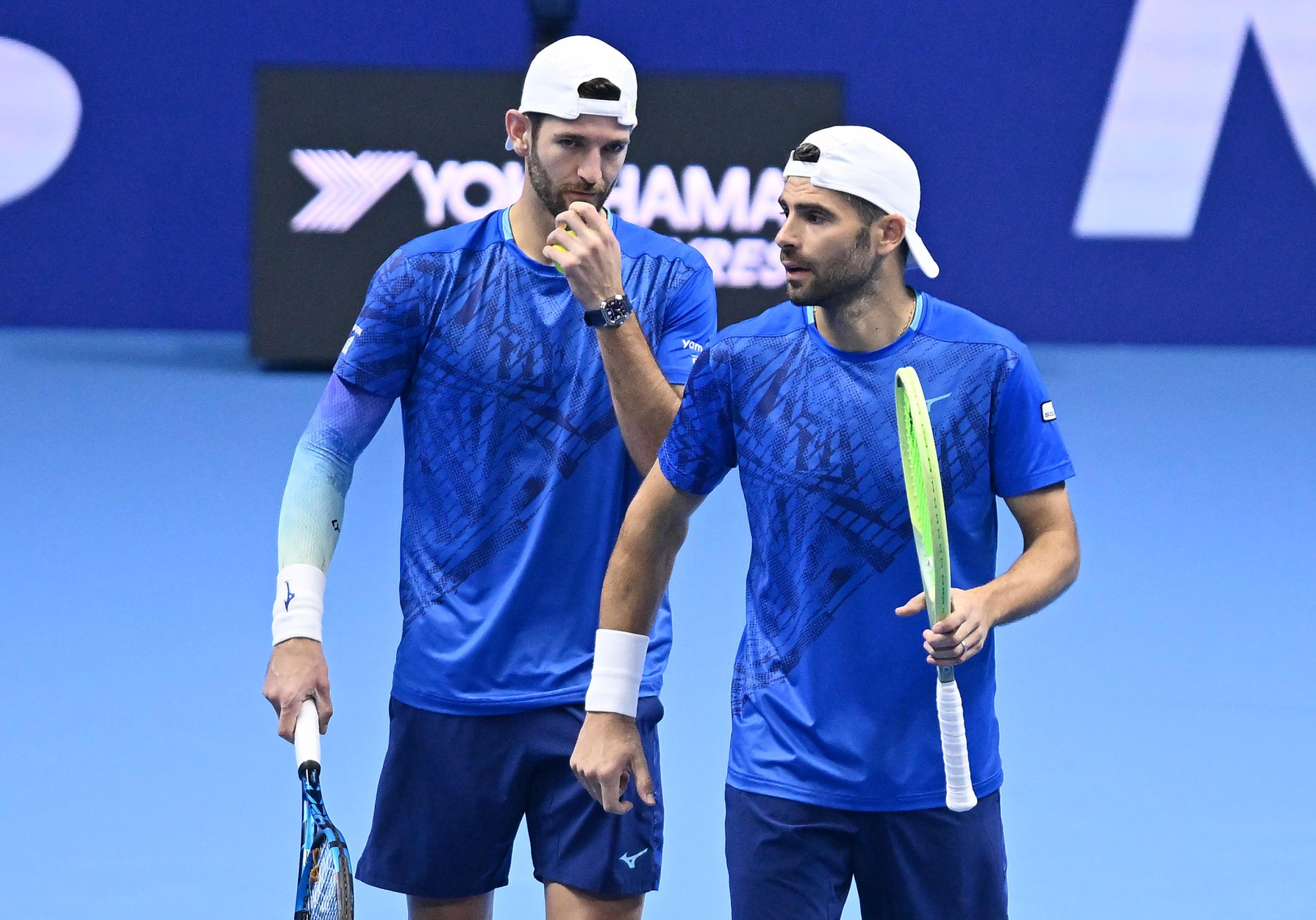 Bolelli Vavassori, sfuma il sogno alle Finals: Arevalo Pavic in semifinale