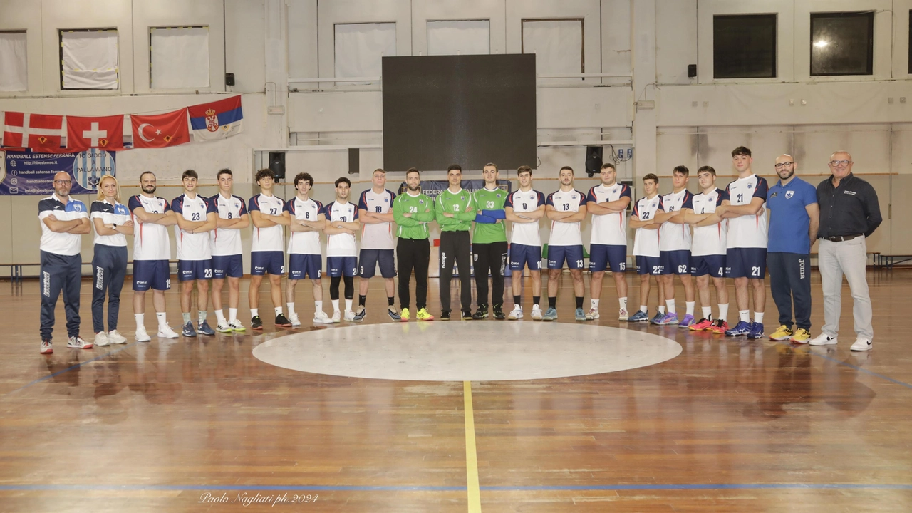 La formazione dell’Handball Estense vittoriosa nello scorso week end