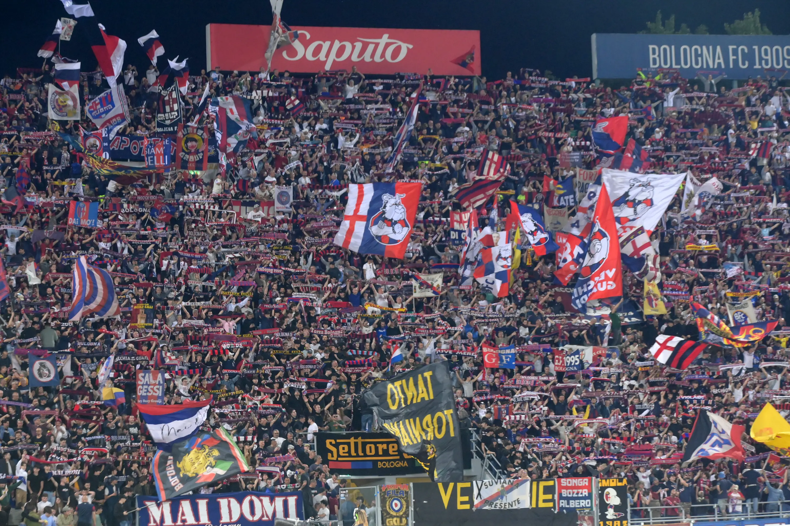 Bologna-Roma, trasferta vietata ai tifosi giallorossi