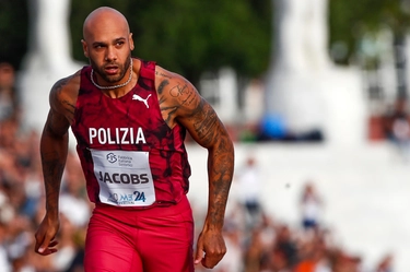 Marcell Jacobs, quanta fatica: nei 100 metri di Ostrava è terzo in 10.19