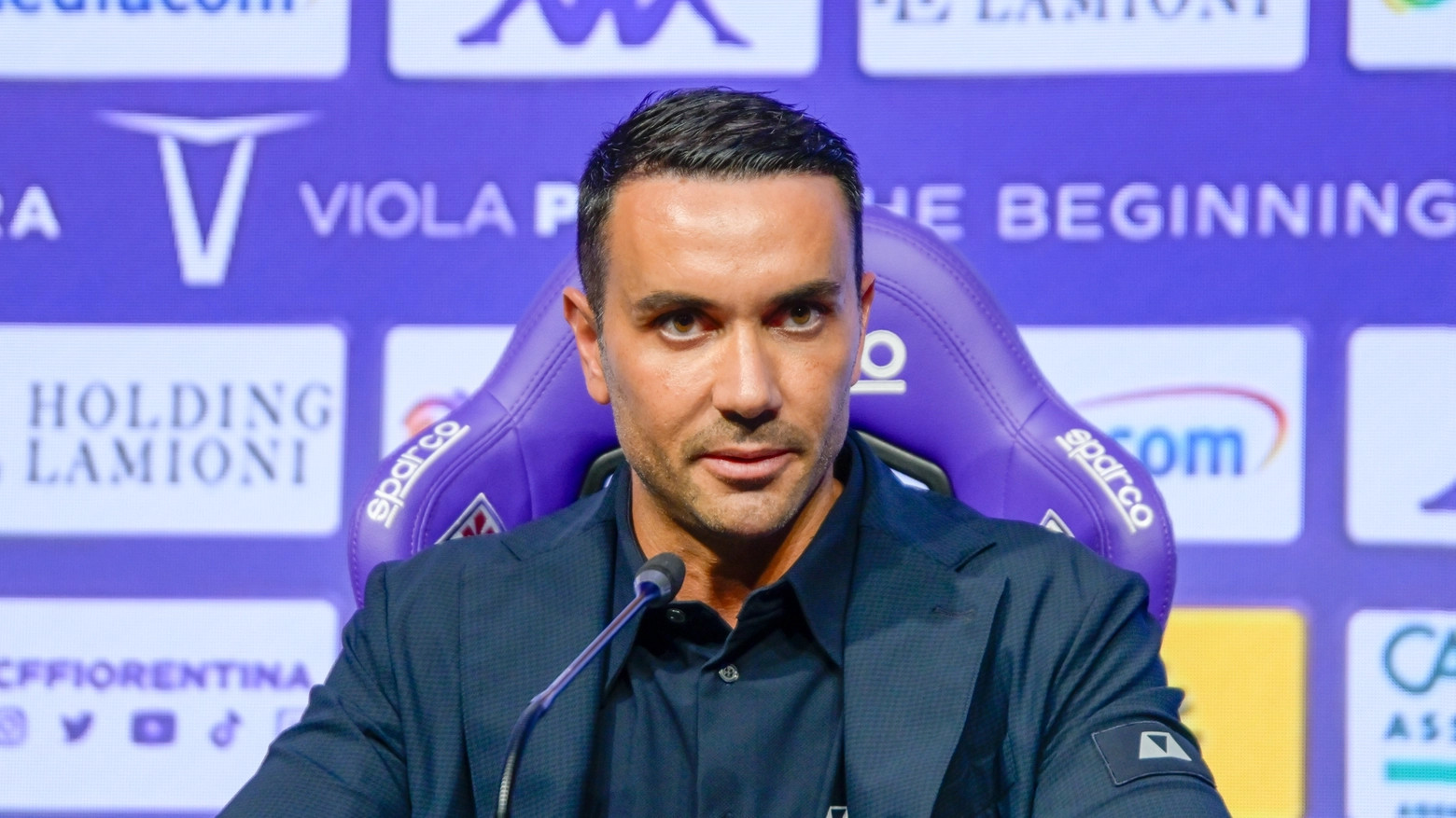 Raffaele Palladino, allenatore della Fiorentina (Jacopo Canè/ Fotocronache Germogli)