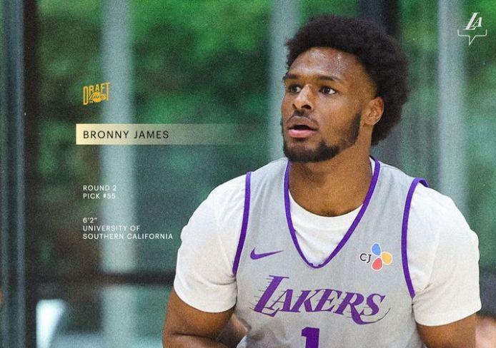 NBA: i Lakers scelgono il figlio di LeBron, Bronny James al draft