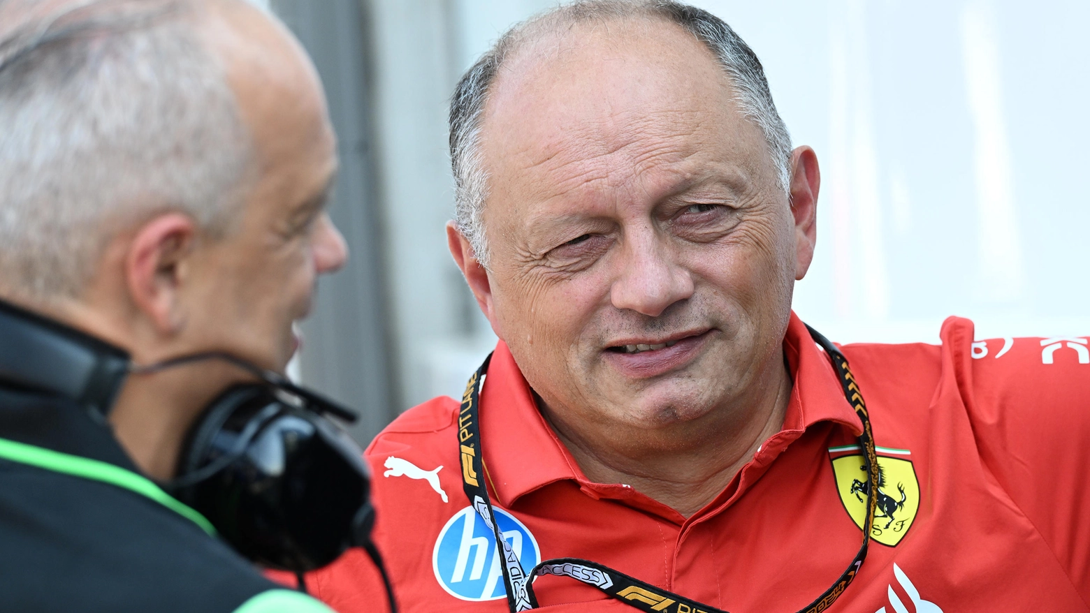 Frederic Vasseur, team principal della Ferrari