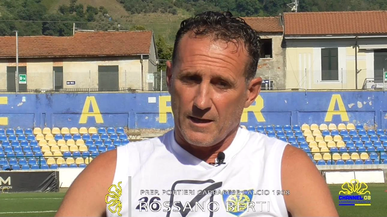 Rossano Berti (Foto Channel 08 Carrarese Calcio Tv)