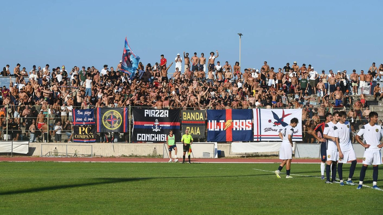 Tanta gente al Polisportivo quando si è giocato il derby di Coppa contro la Fermana