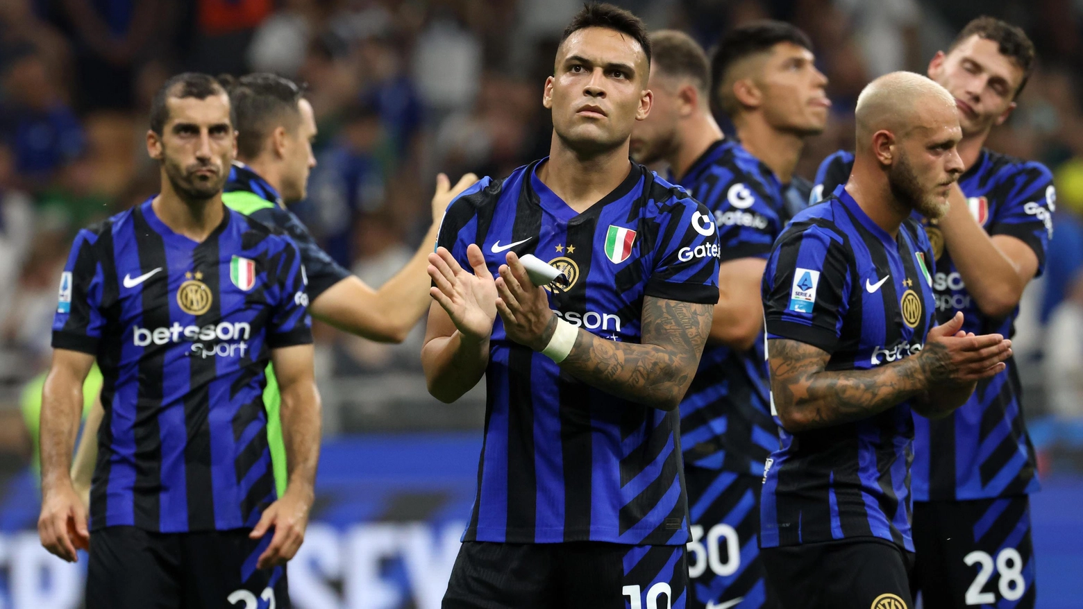 La squadra allenata da Simone Inzaghi e capitanata dall'argentino Lautaro Martinez