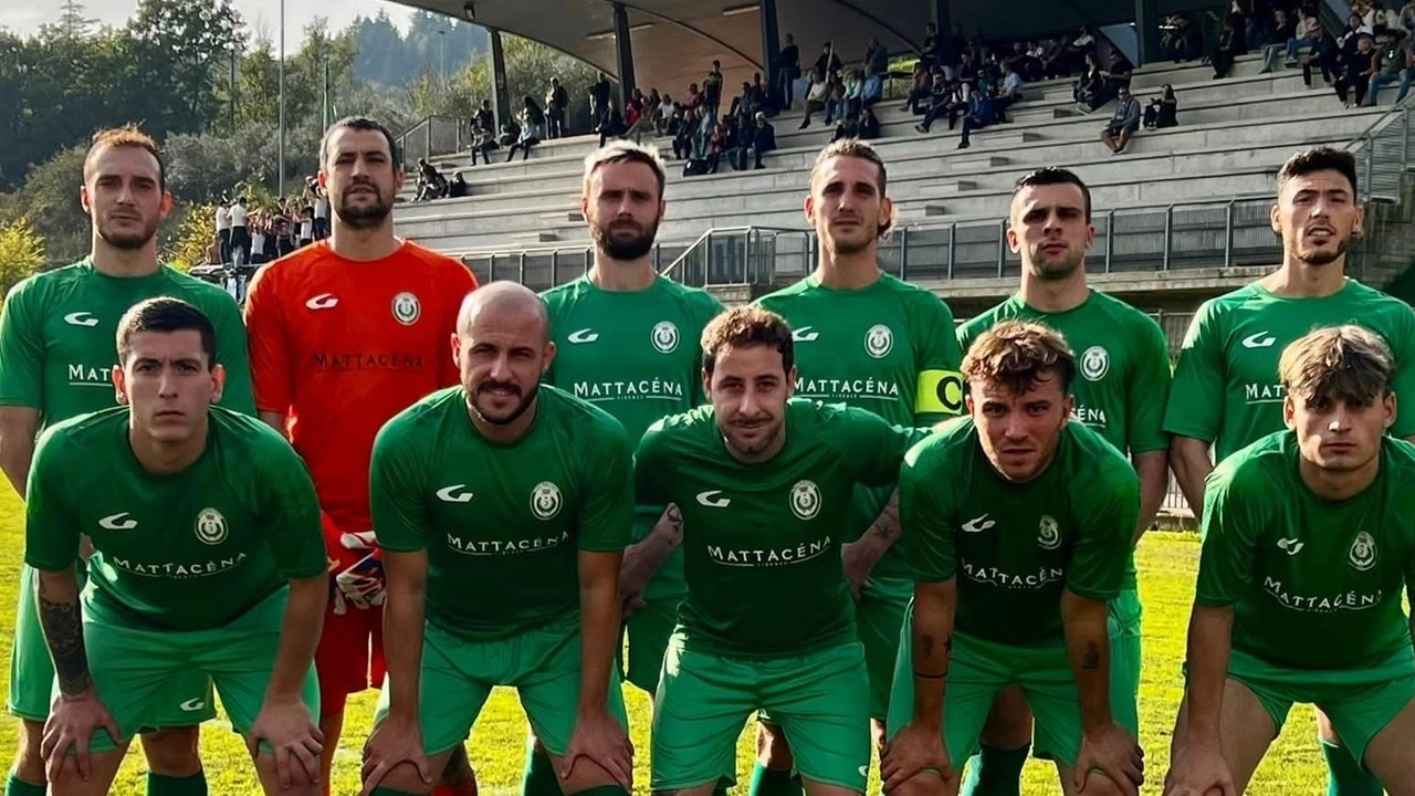 Una formazione della prima squadra del Fiesole