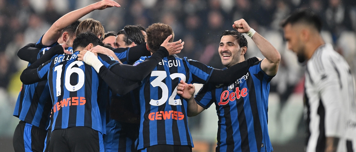 Quattro sberloni alla Juve, l’Atalanta domina 0-4. Contestazione allo Stadium