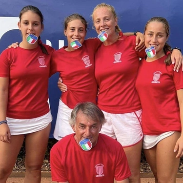 La soddisfazione dei tecnici Sarubbi e Prosperi. Ct Grosseto: Under 14 campione d’Italia