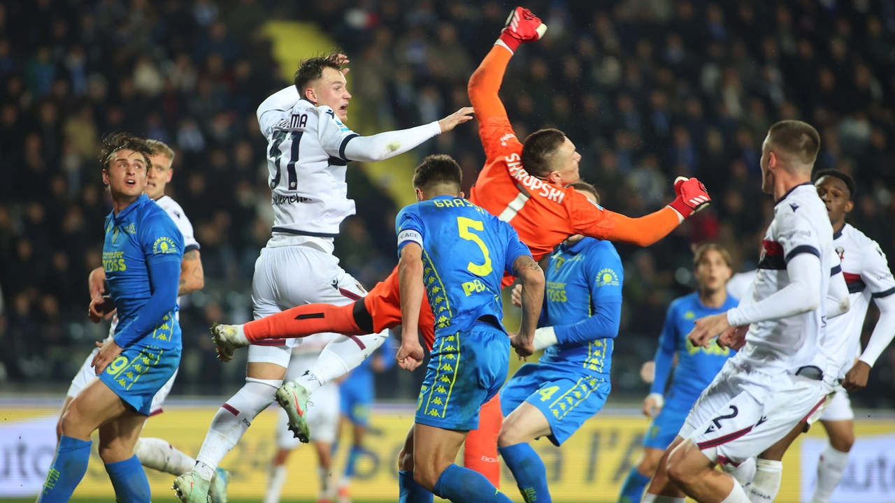 Empoli-Bologna (foto Tommaso Gasperini/Fotocronache Germogli)