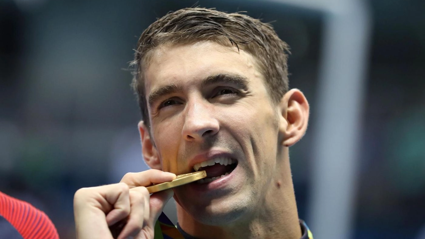 Il nuotatore statunitense Michael Phelps, vincitore di otto medaglie d'oro a Pechino 2008