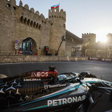 F1: Azerbaijan, Russell primo nelle 3/e libere. Leclerc secondo