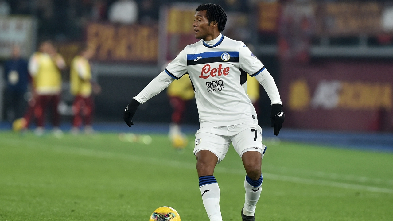 Juan Cuadrado in  Roma-Atalanta