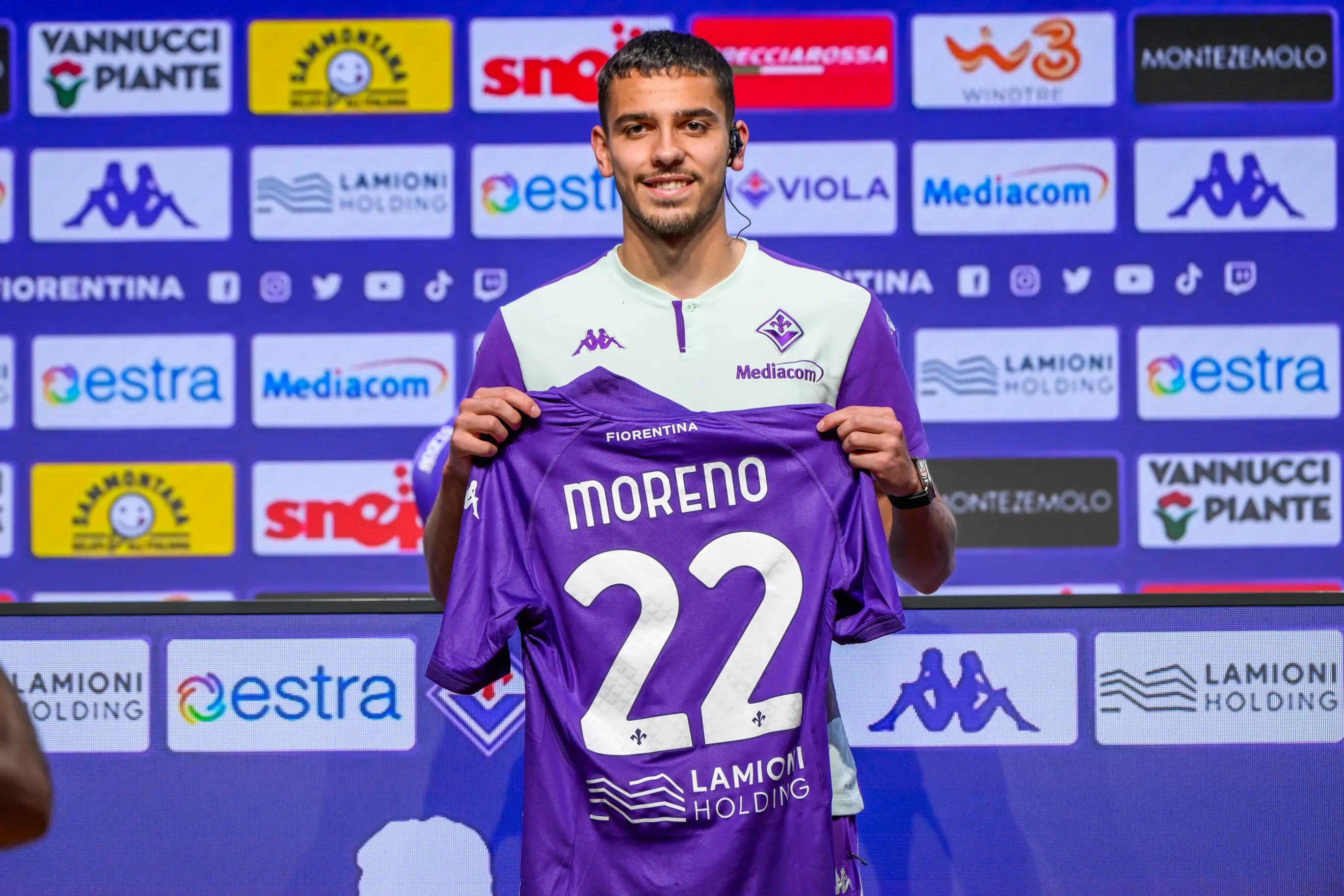 Fiorentina, Moreno: “Sogno di esordire al Franchi”