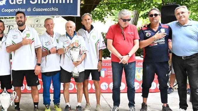 Disputati a Valfornace i campionati italiani a terne