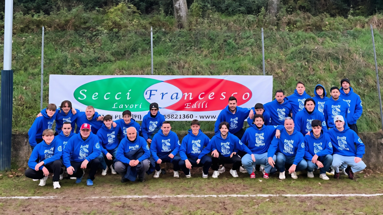 Il gruppo del Marcialla, squadra protagonista nel girone A di Terza Categoria Firenze