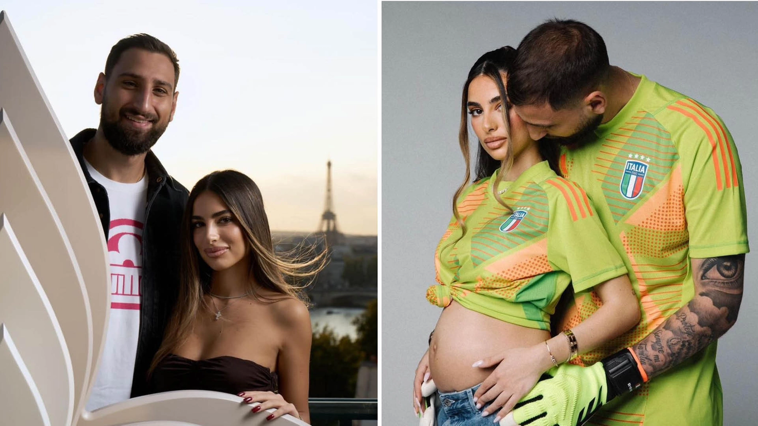 Gigio Donnarumma e la fidanzata Alessia Elefante hanno annunciato di aspettare un bambino