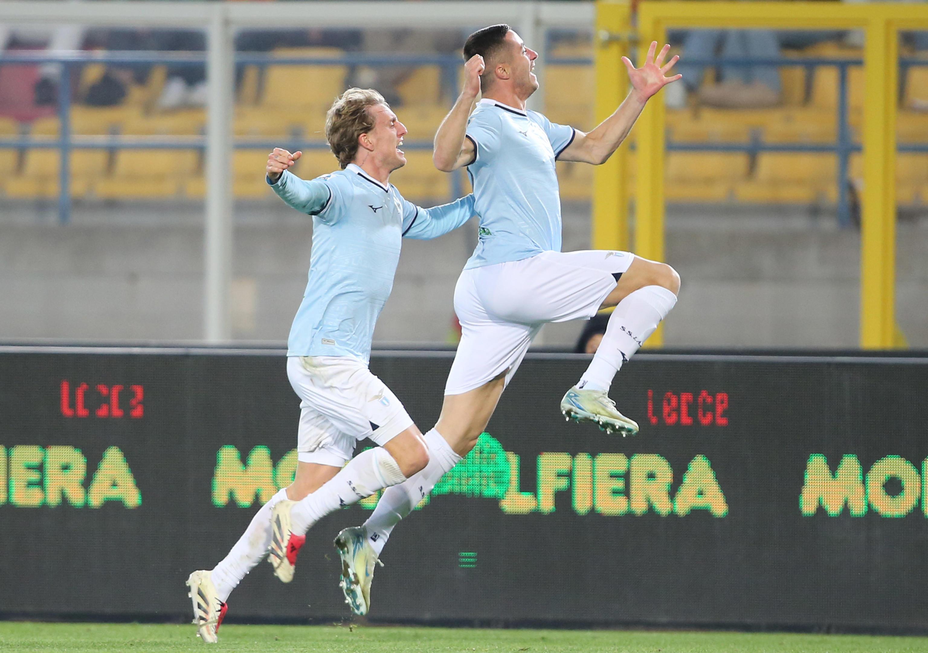 Lecce-Lazio 1-2: Taty E Marusic Gol Da Tre Punti, Ma Che Fatica Contro ...