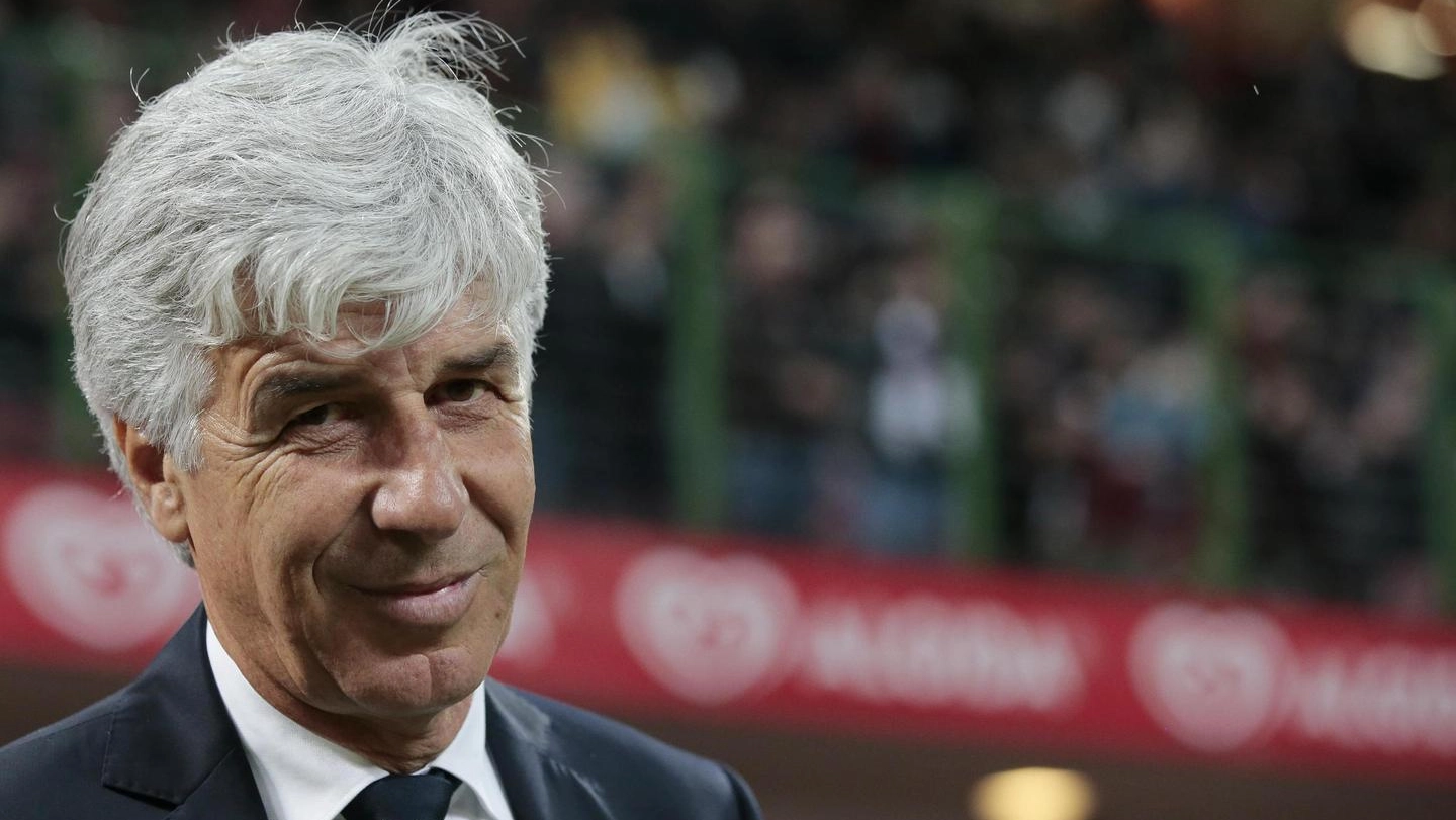 L'allenatore dell'Atalanta, Giampiero Gasperini