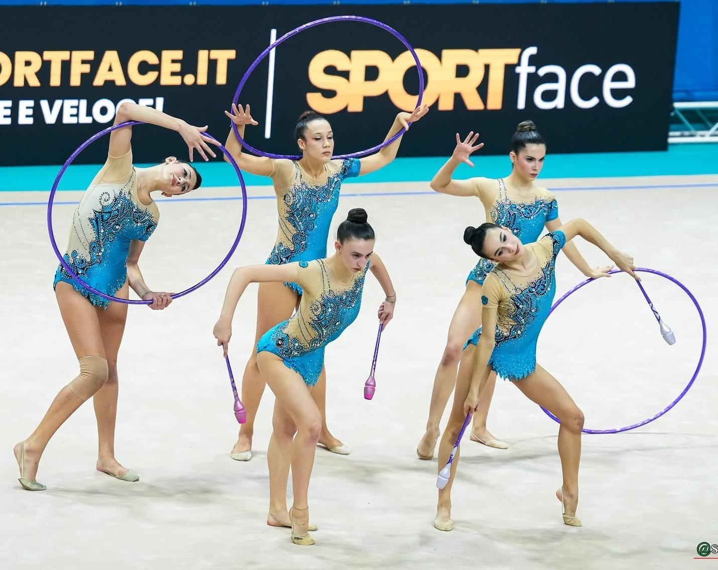 Ginnastica ritmica, ottimo settimo posto nel massimo campionato nazionale. Insieme Gold, Gymnica ancora nella top ten