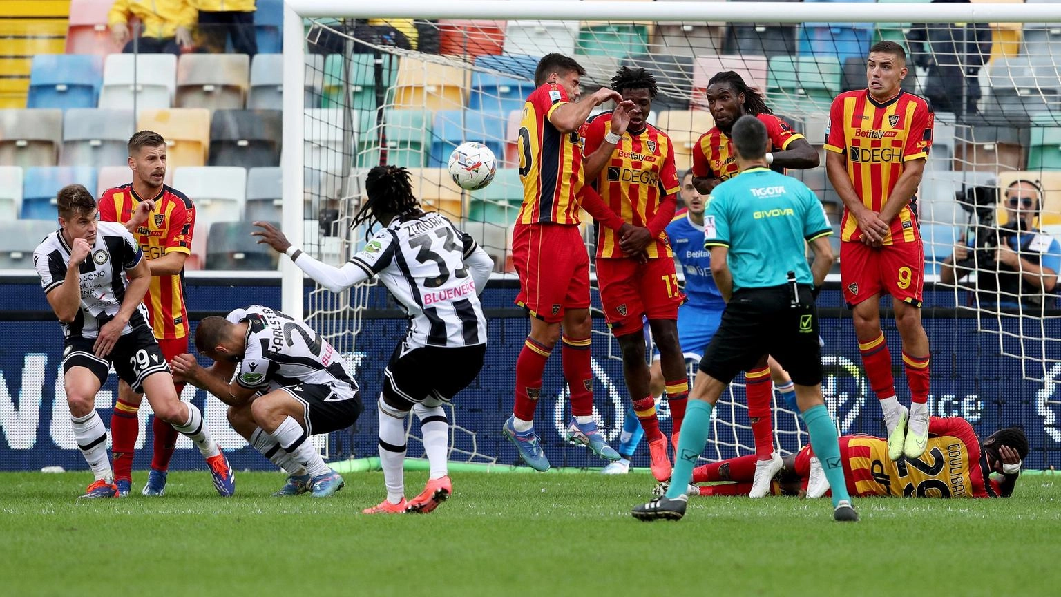 Serie A: Udinese-Lecce 1-0