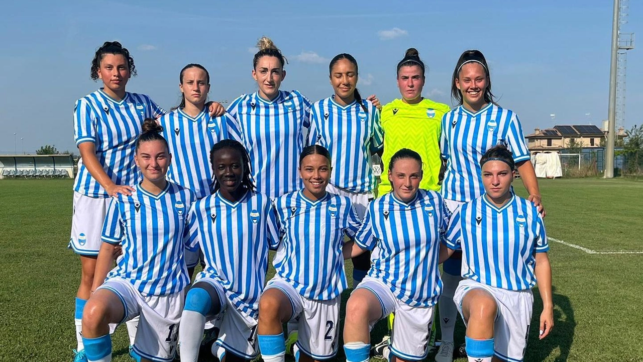 La formazione dell’Accademia biancazzurra (Foto Spal)