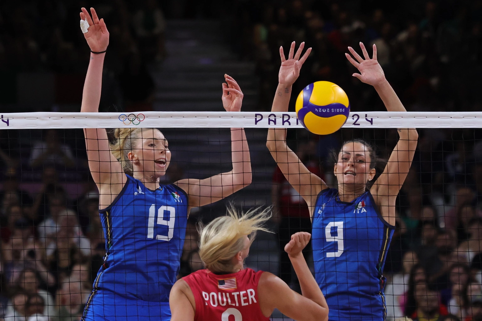 Sarah Fahr e Chiara Bosetti durante la finale