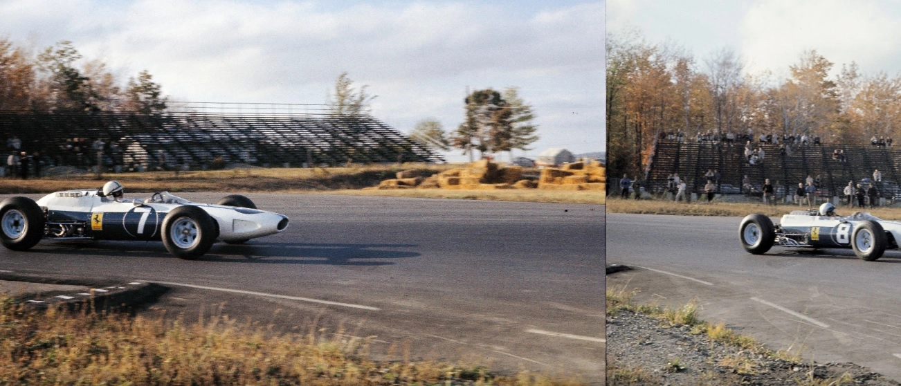 La Ferrari bianca e blu di John Surtees (Foto Ferrari.it)