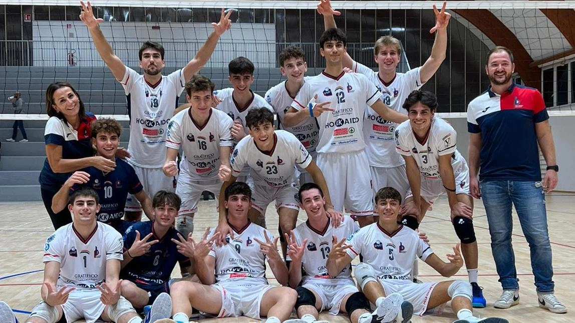 I ragazzi dell’Hokkaido Bologna festeggiano la vittoria in trasferta