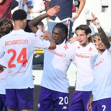 Torino-Fiorentina 0-1: un gol di Kean e il sogno continua. Viola a tre punti dalla vetta