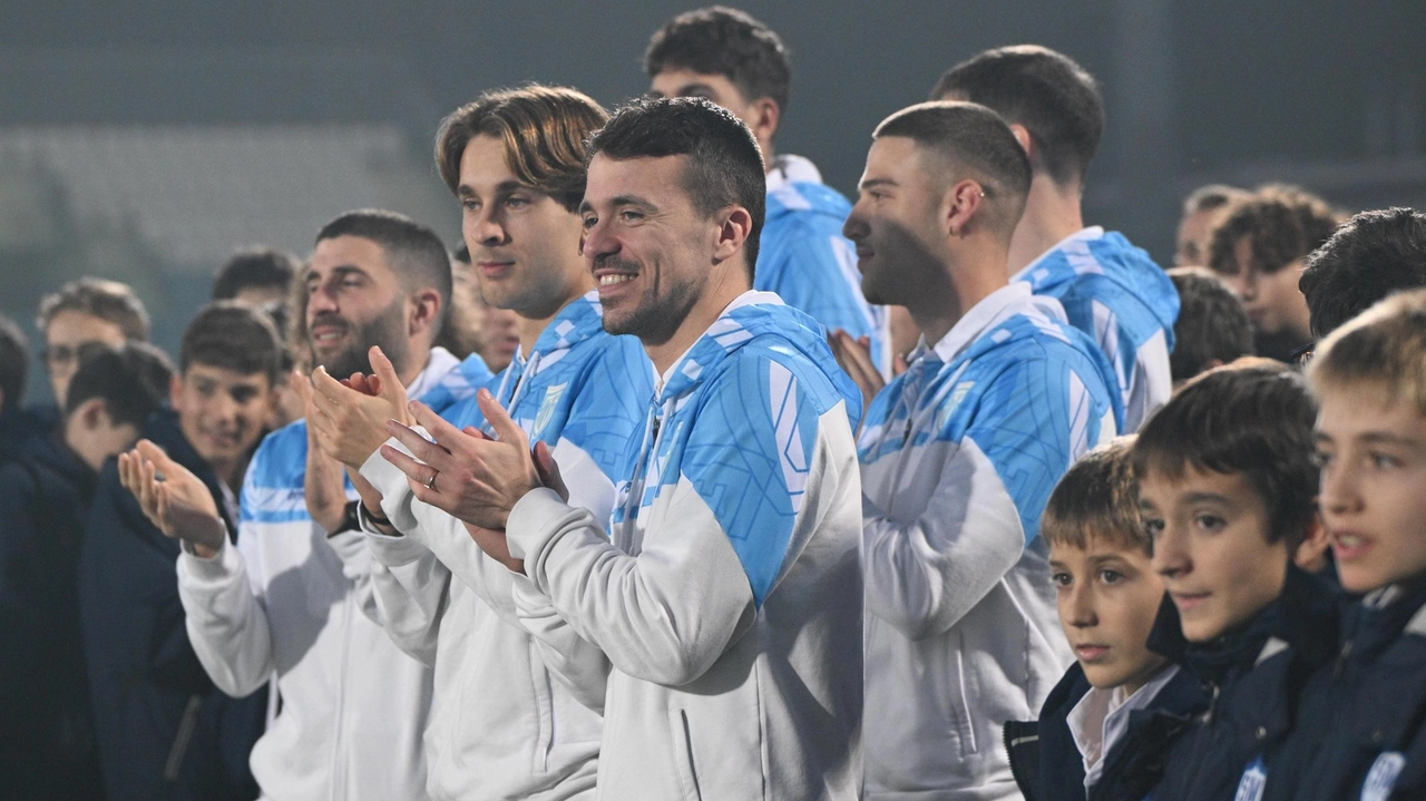 I ragazzi del commissario tecnico Roberto Cevoli, dopo il successo contro il Liechtenstein in Nations League, sono stati accolti da star in Repubblica (. foto Fsgc