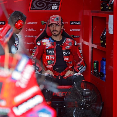 MotoGp, confronto Marquez-Bagnaia nel camion Ducati