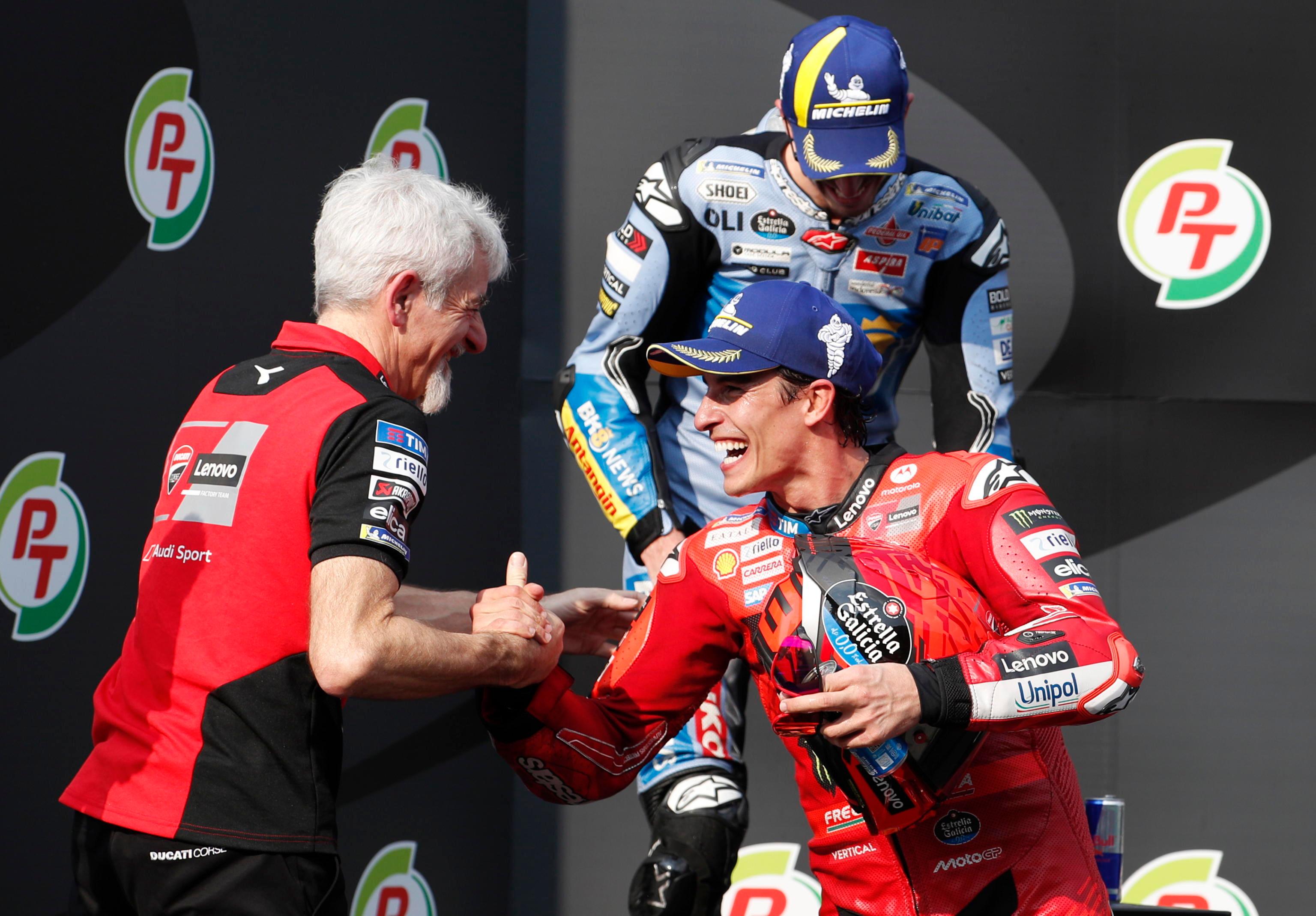 Motogp, Dall’Igna loda Marquez: “Eguaglia Agostini, sta scrivendo la storia”