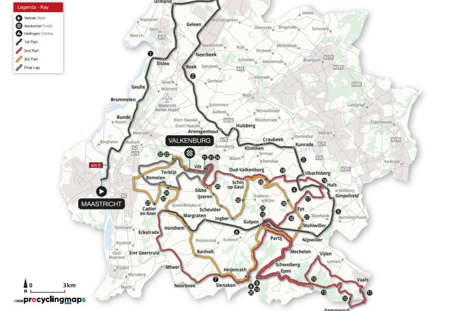 Amstel Gold Race 2025 in tv: percorso, orari e favoriti. Dove vederla
