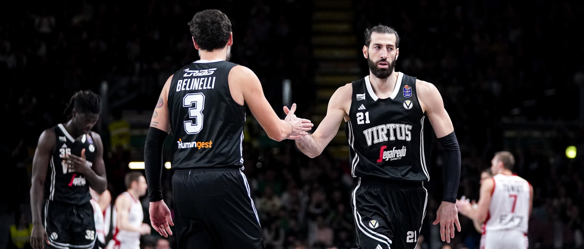 Basket, Serie A: Virtus e Brescia agganciano Trento. Impresa di Pistoia contro Napoli