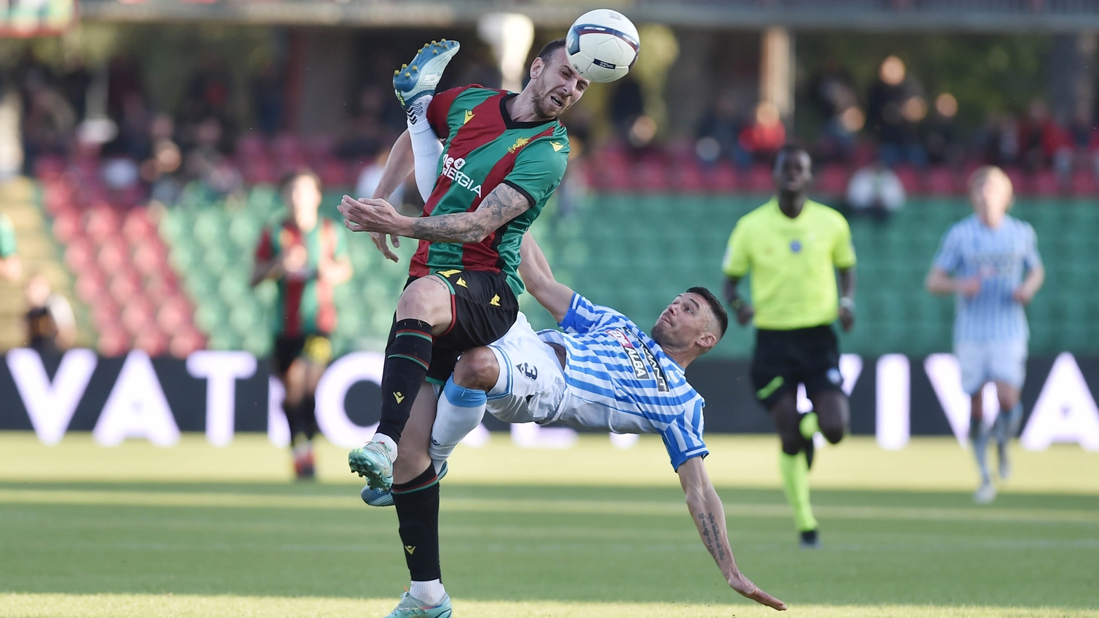 Serie C. Ternana Spal. Nella foto Bruscagin e Cianci (foto Federico Gaetano)