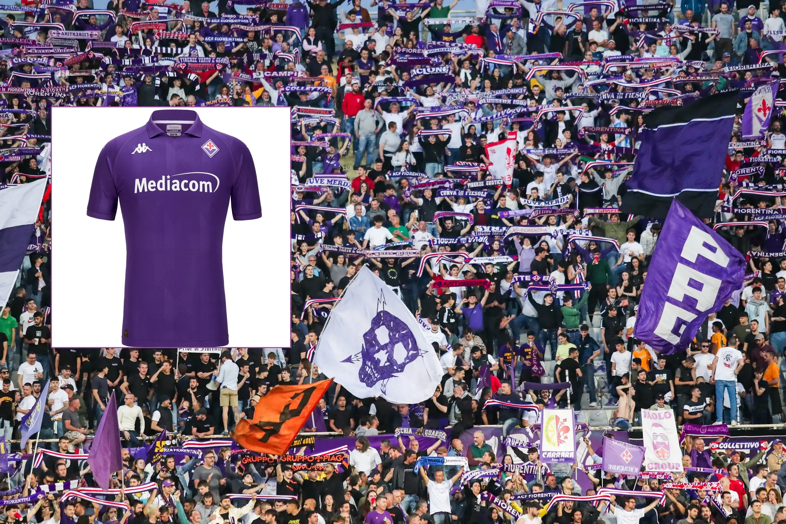 Fiorentina, ecco la nuova prima maglia viola