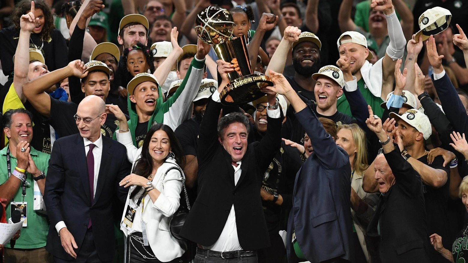 La festa dei Boston Celtics