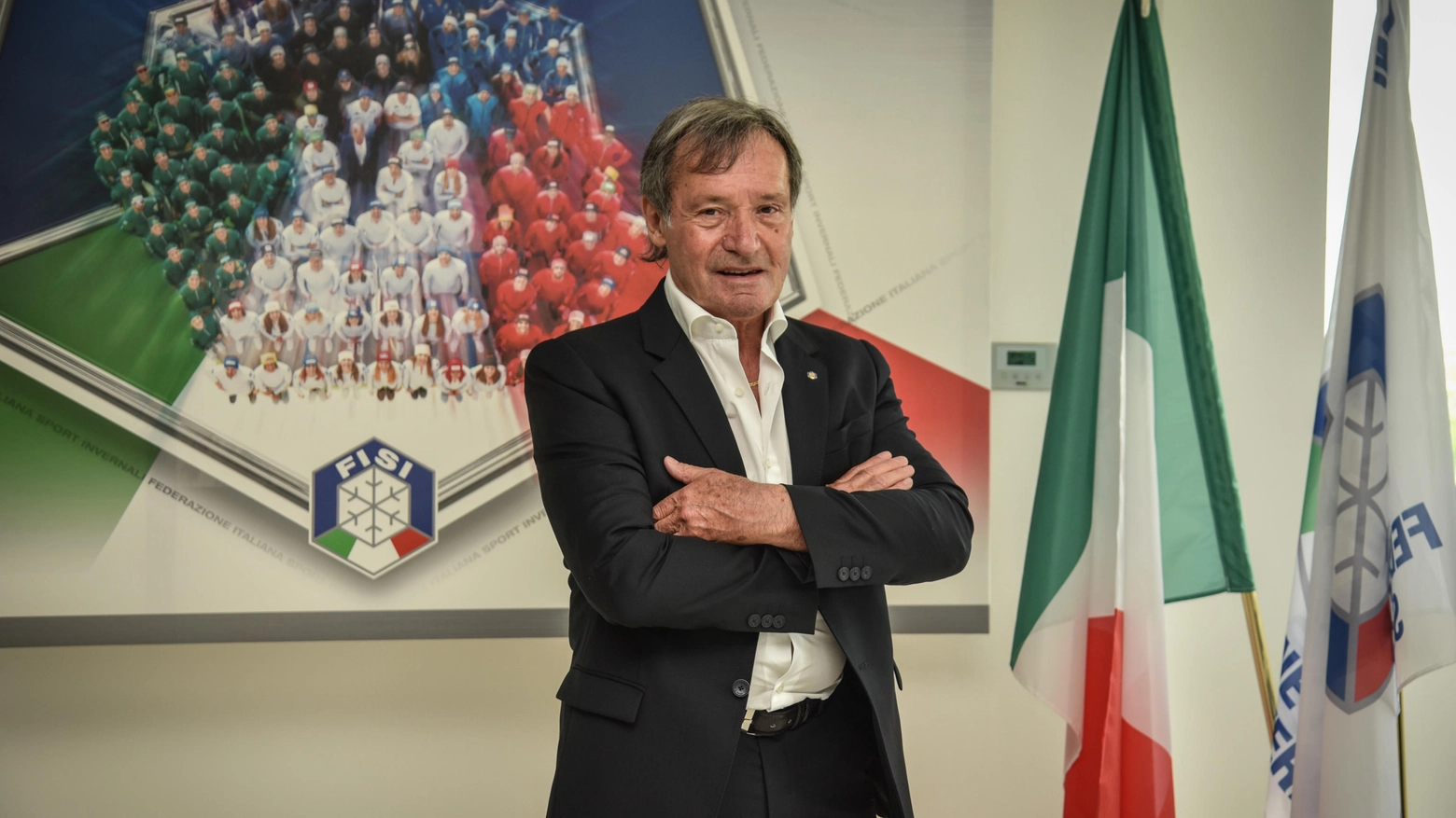 Il presidente federale Flavio Roda