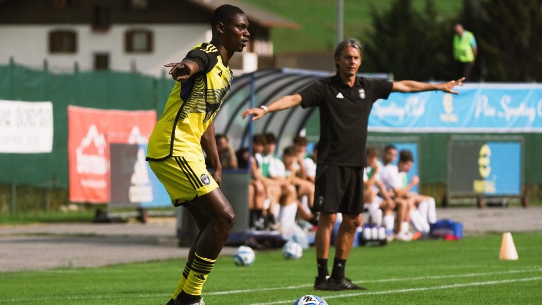 Inzaghi in allenamento con Touré