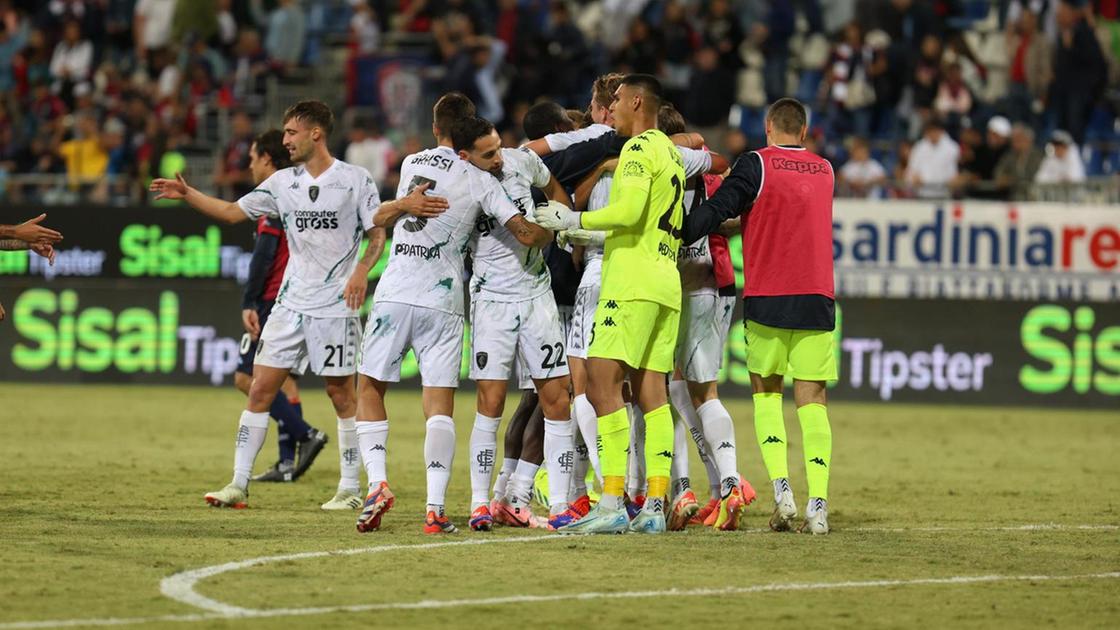 Cagliari Empoli 0 2, Colombo ed Esposito firmano il colpo esterno dei toscani