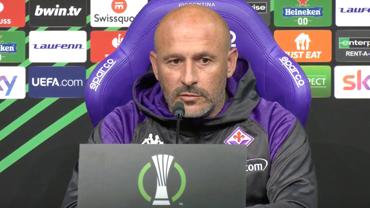 Vincenzo Italiano alla vigilia di Fiorentina-Club Brugge