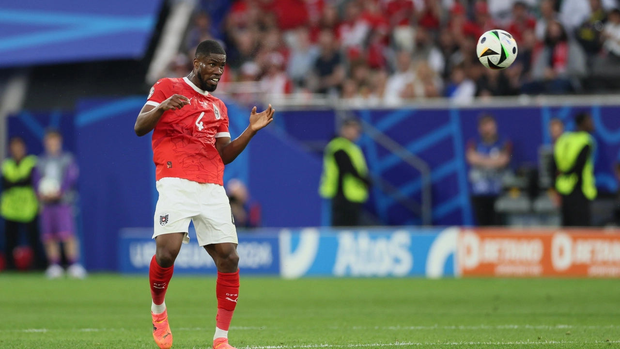 Kevin Danso con la maglia dell'Austria durante Euro 2024