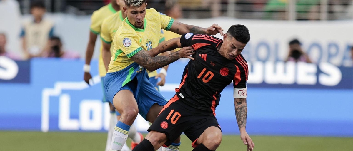 Coppa America: 1-1 di rimonta al Brasile, Colombia domina girone