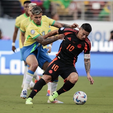 Coppa America: 1-1 di rimonta al Brasile, Colombia domina girone